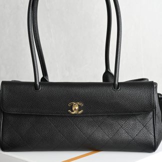 Bolsa pequeña negra para baguette