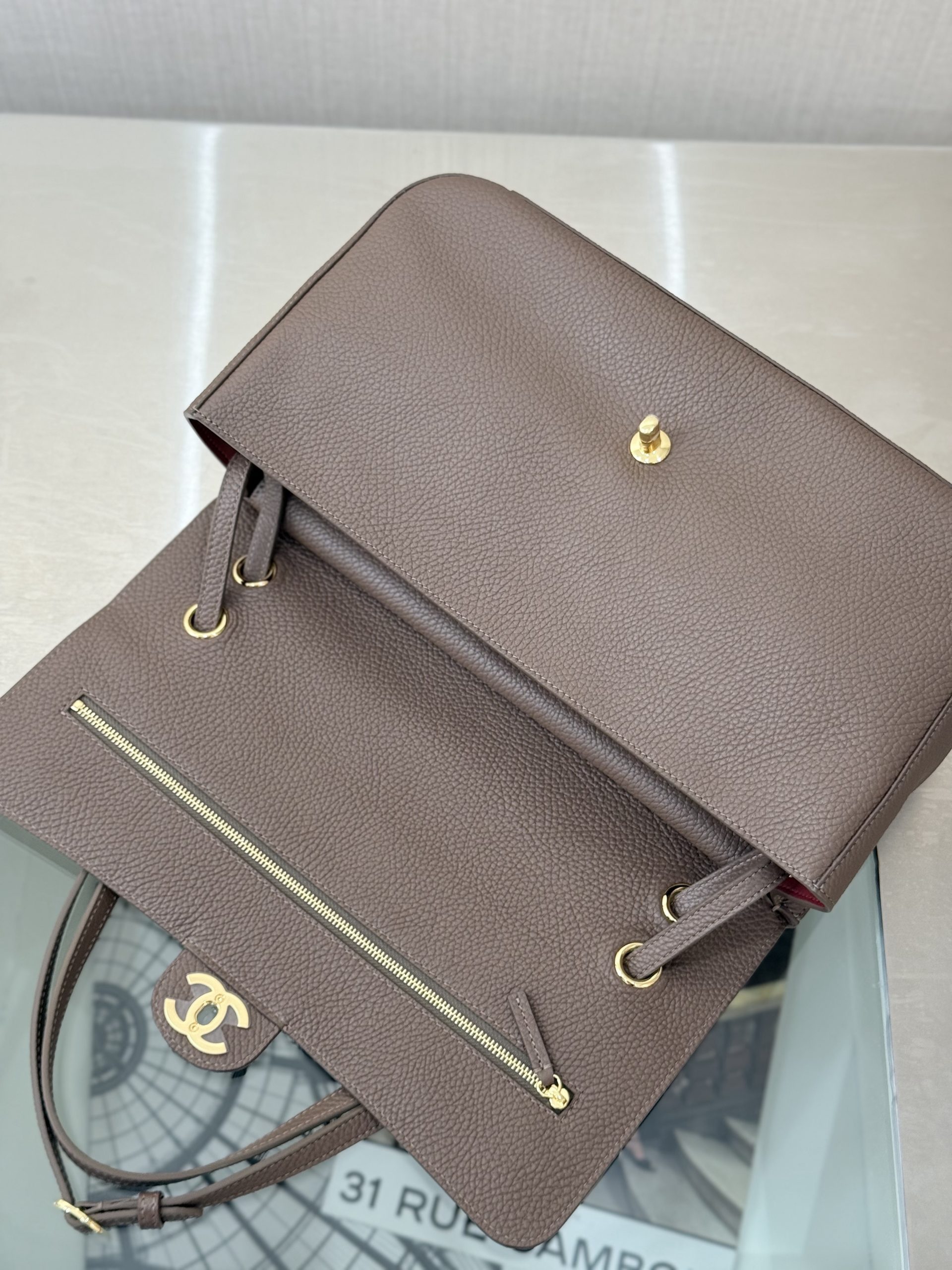 Bolso Maxi con solapa chanel - Image 11