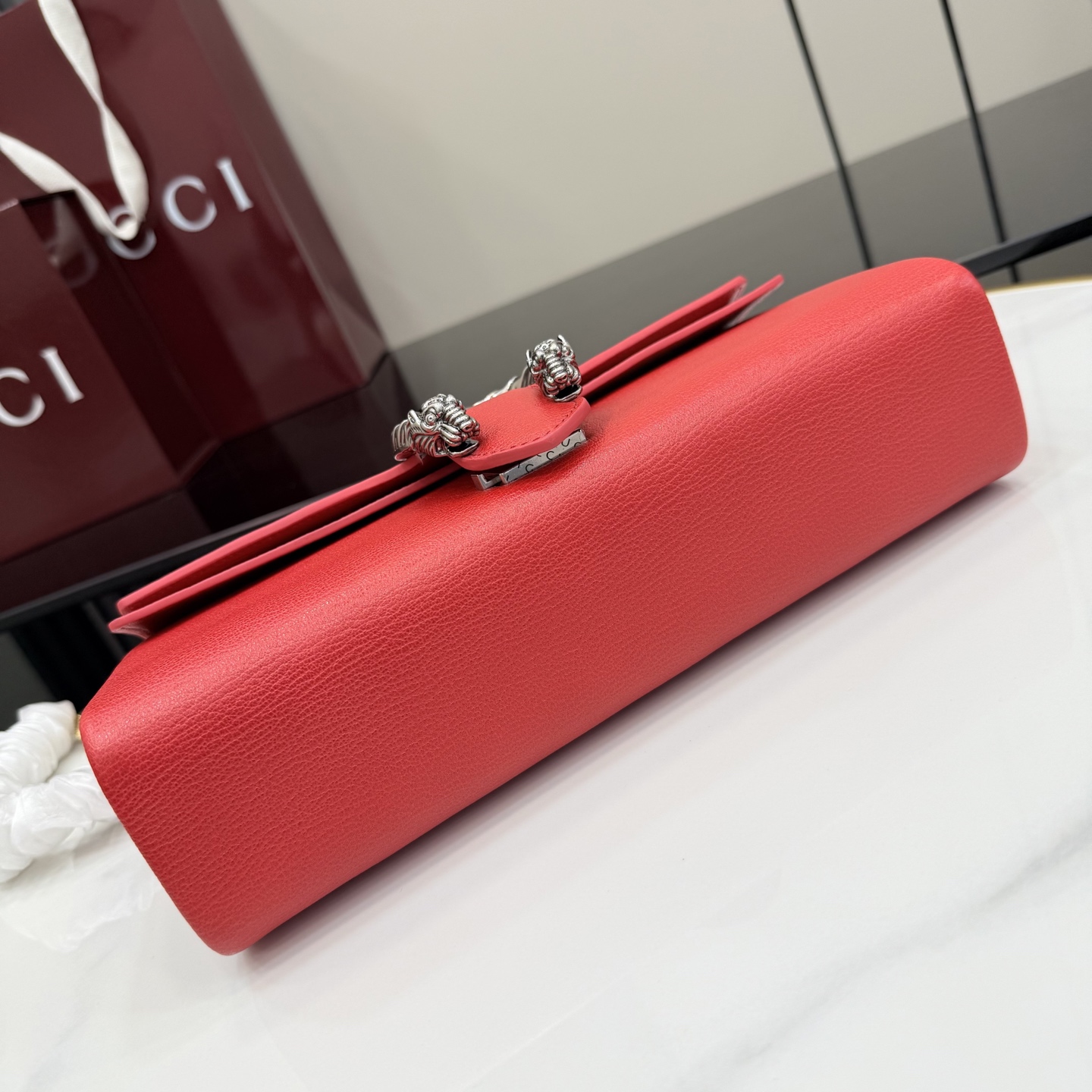 Bolso de hombro mediano Dionysus red - Image 6