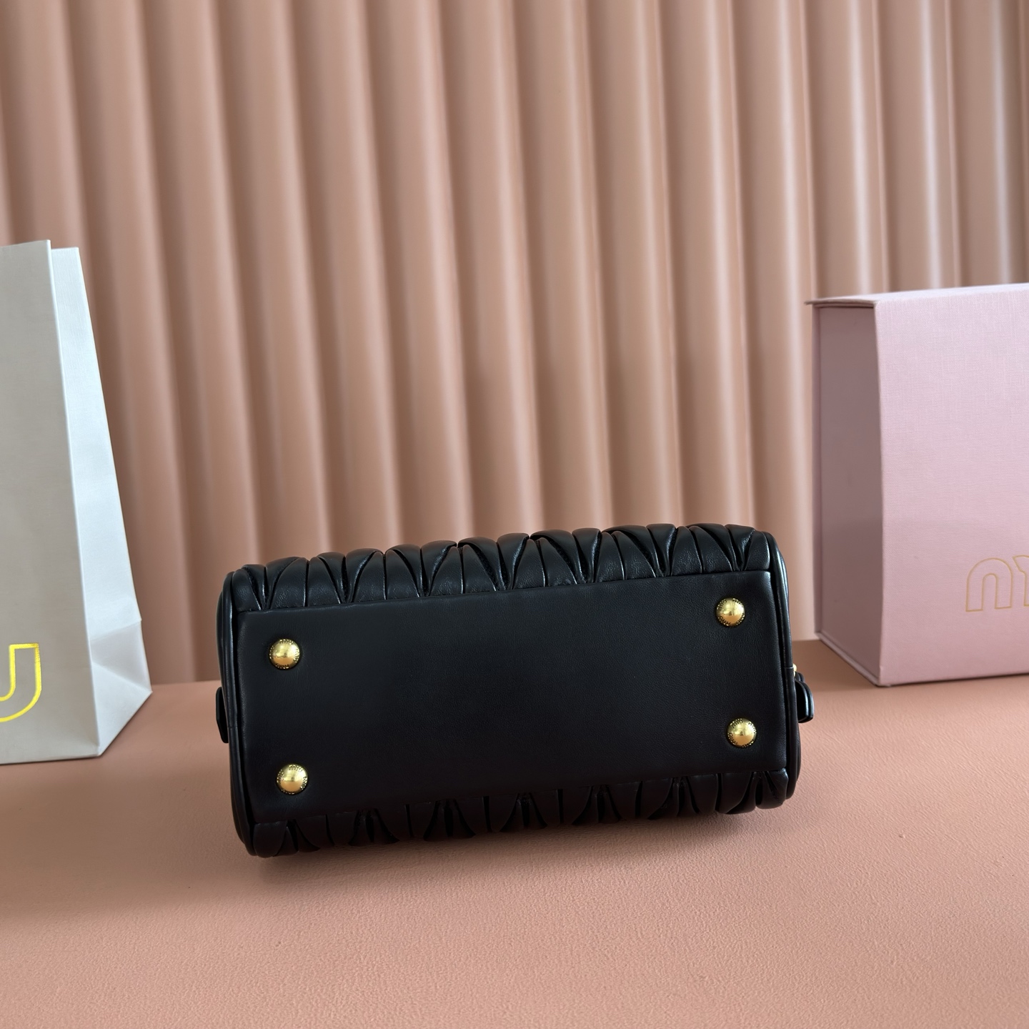 Bolso de mano bandolera Miu Miu Arcadie negro - Image 7