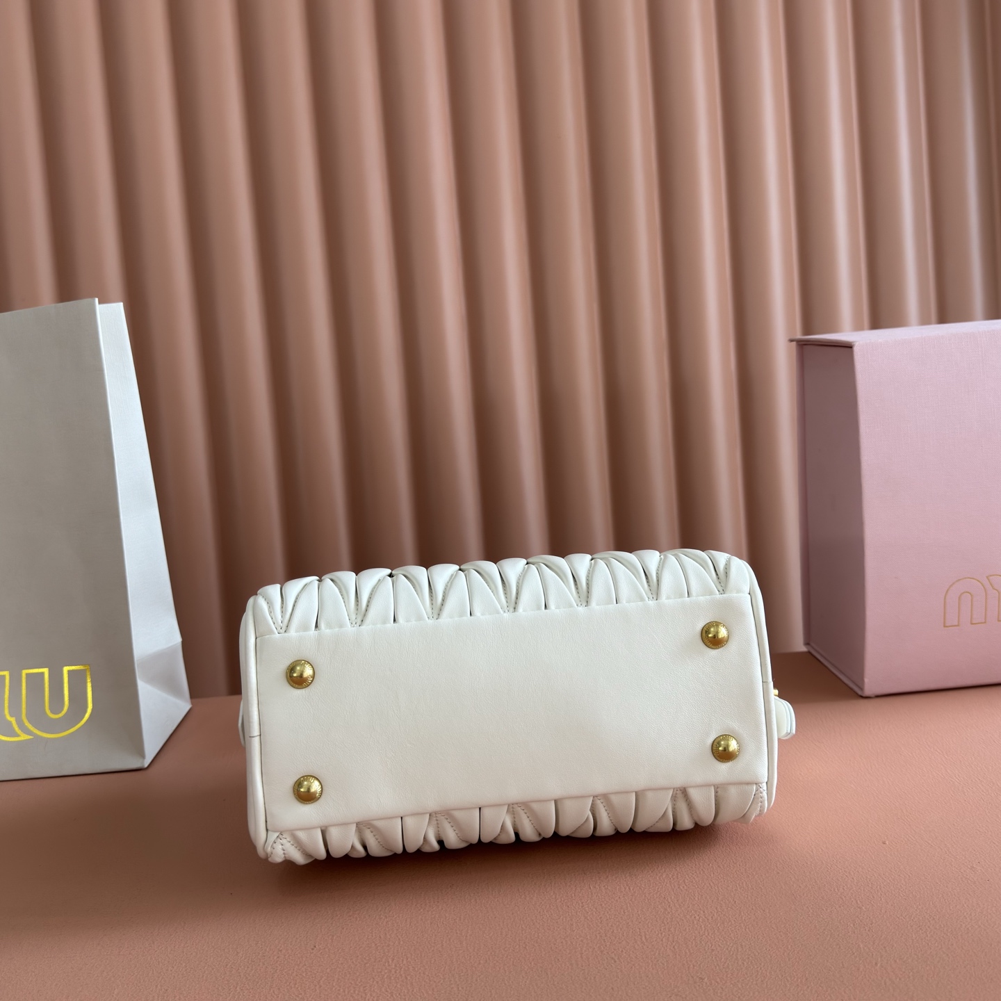 Bolso de mano/bandolera Miu Miu Arcadie blanco - Image 6