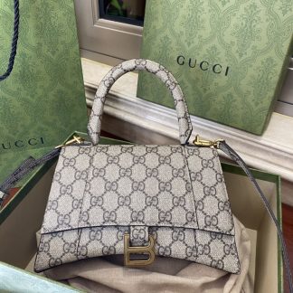 Bolso Hourglass pequeño de la colaboración Gucci × Balenciaga