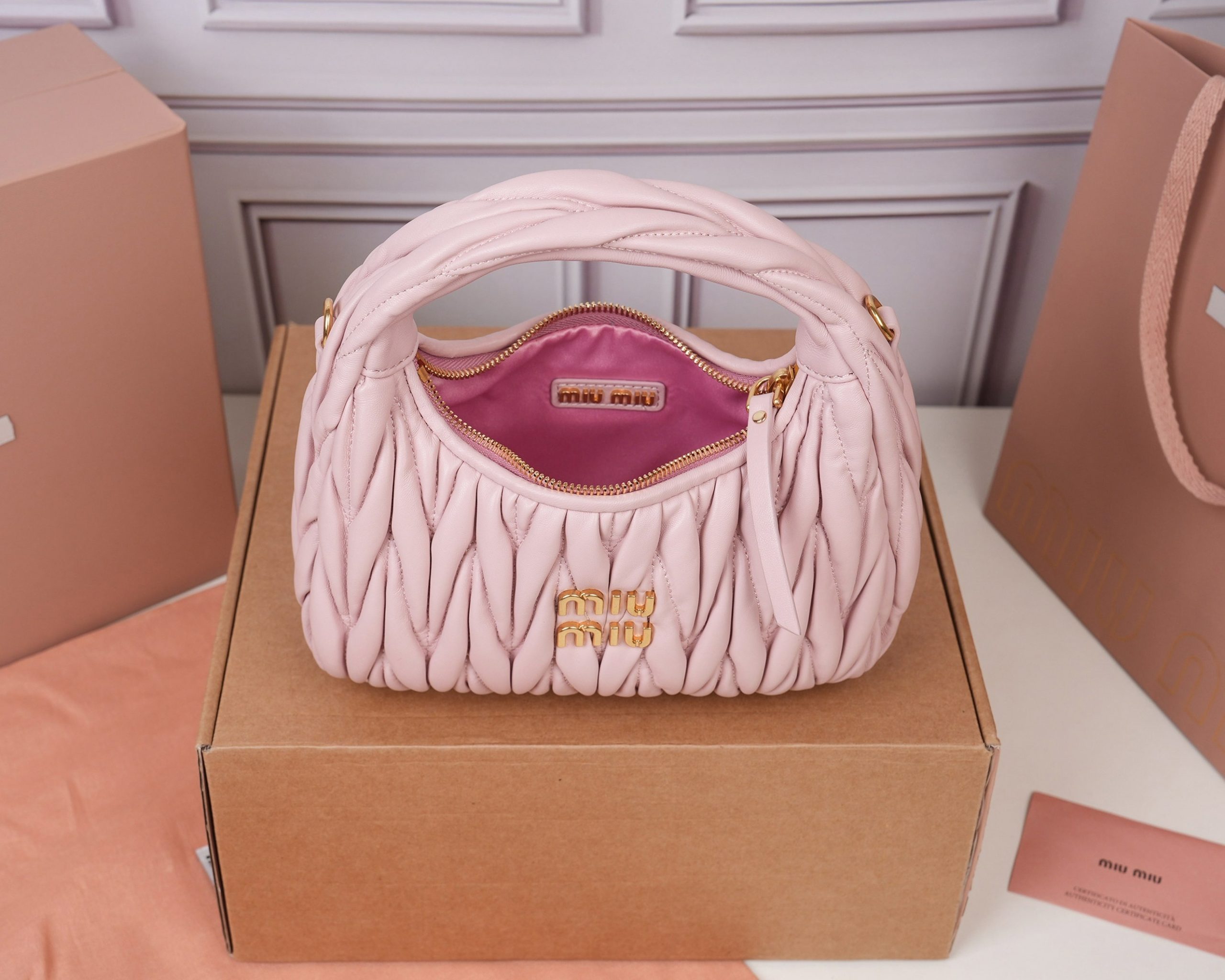 Bolso hobo Wander de napa Matelassé - Image 2