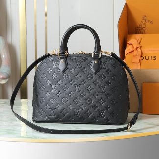 Bolso Alma PM de Louis Vuitton en piel Monogram Empreinte color negro