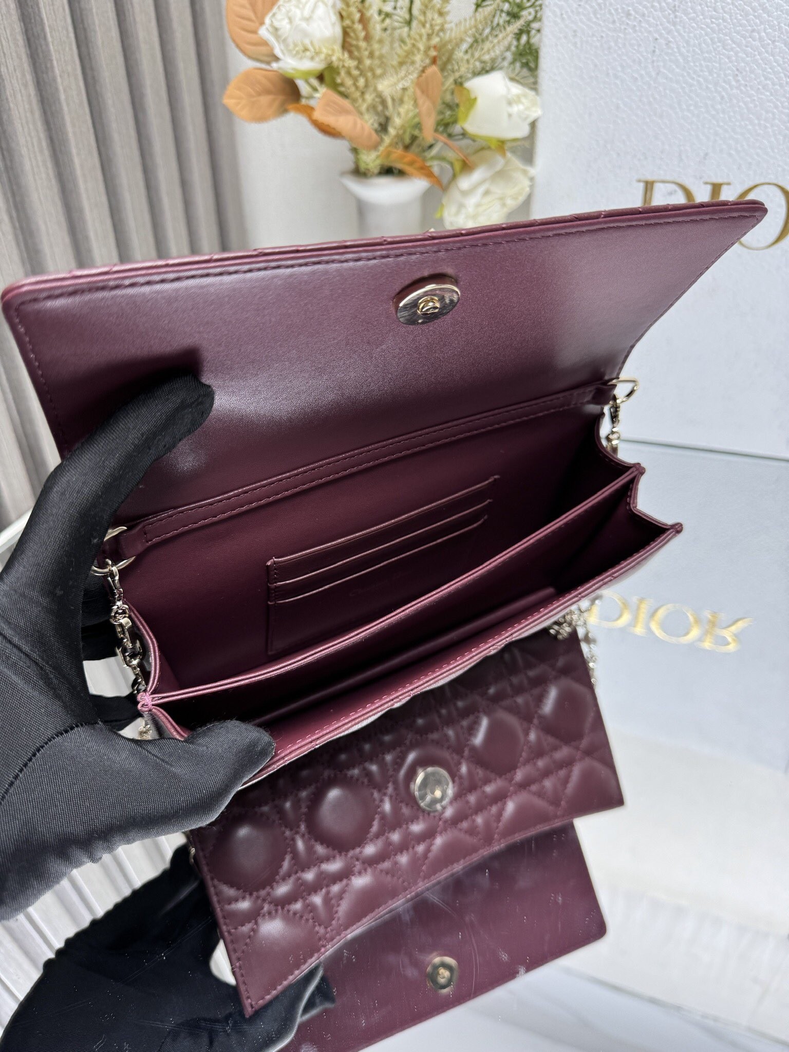 Bolso de mano Lady Dior WOC - Image 4