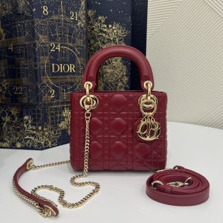 Bolso Lady Dior Mini red