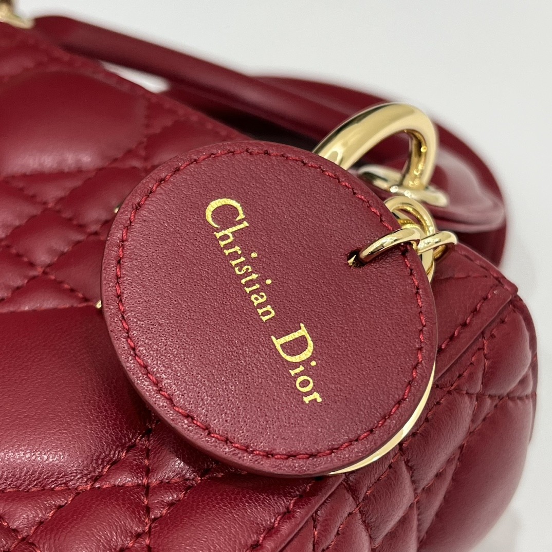 Bolso Lady Dior Mini red 9 Bolso Lady Dior Mini red - Image 9