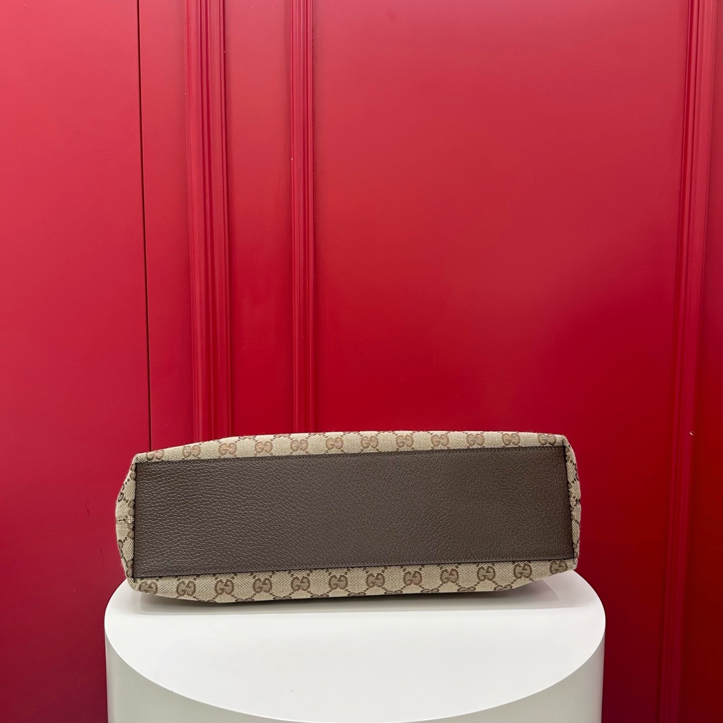 Bolso Hobo Maxi Beatrix con detalle Horsebit, lona GG beige original - Image 11