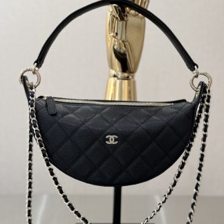 bolsos de lujo chanel Hobo Media Luna