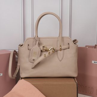Bolsos de lujo asequibles Aventure de napa Miu Miu