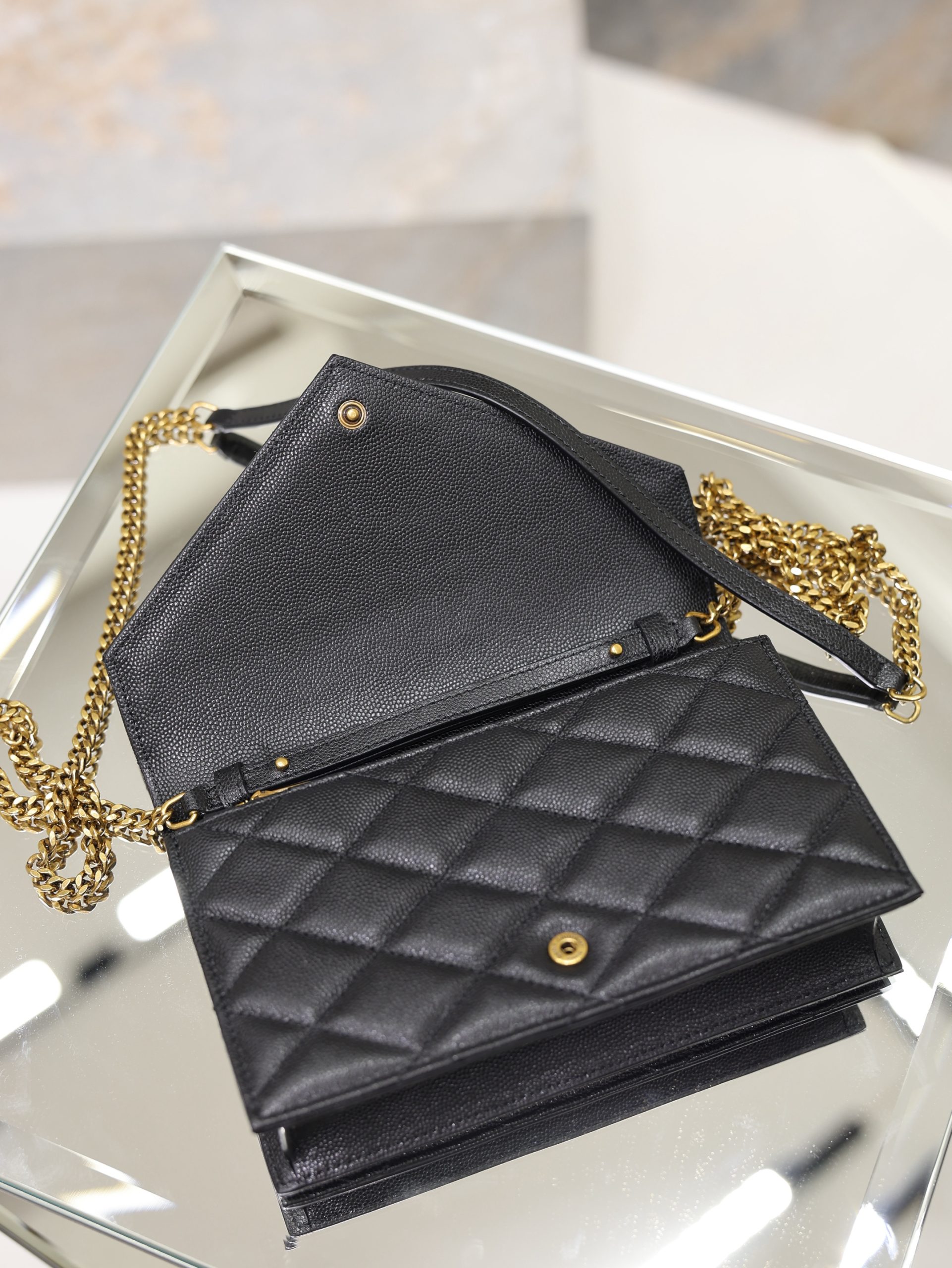 bolso de lujo mujer Cartera bandolera Envelope Yves Saint Laurent 9 bolso de lujo mujer Cartera bandolera Envelope Yves Saint Laurent - Image 9