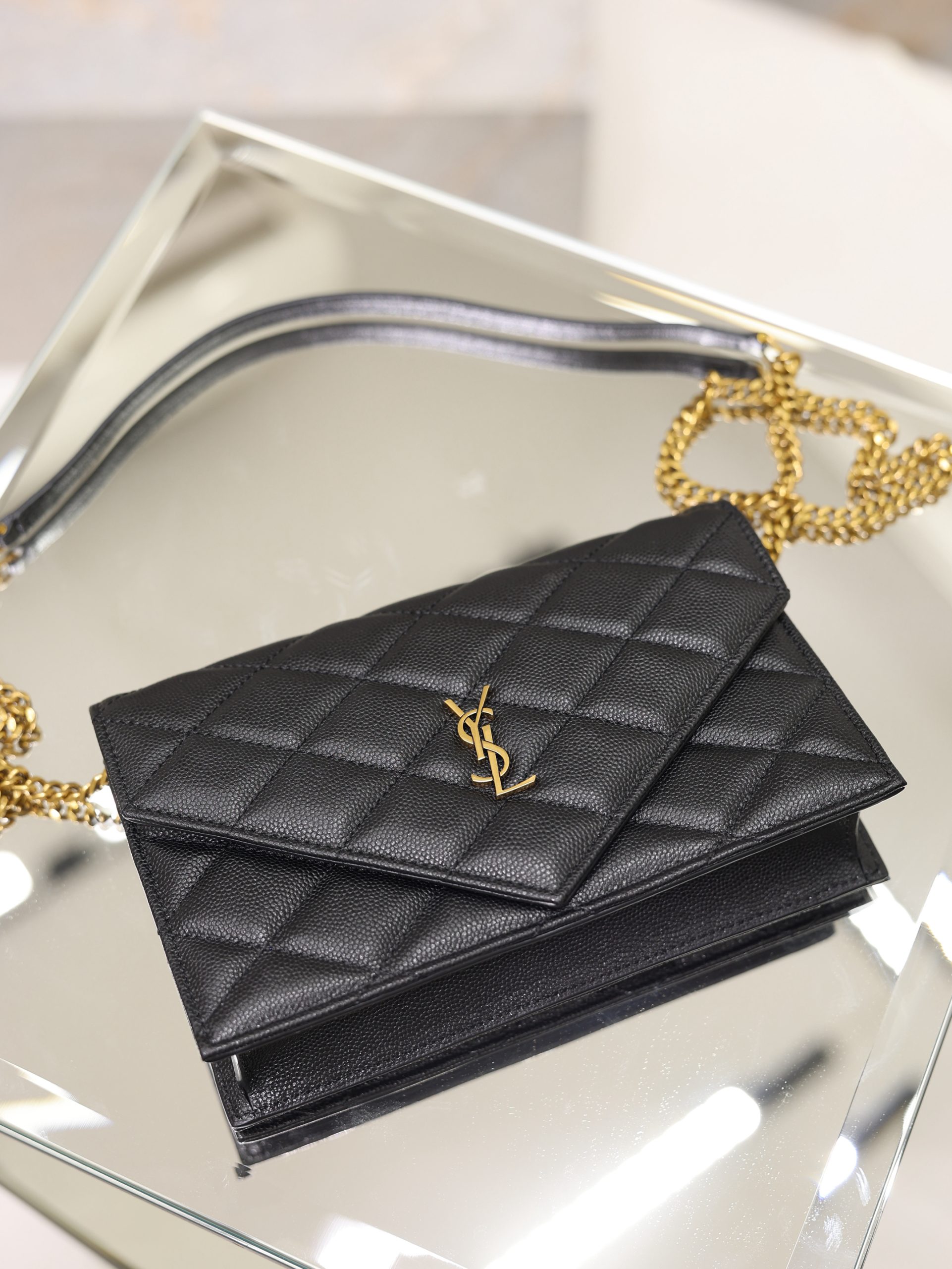 bolso de lujo mujer Cartera bandolera Envelope Yves Saint Laurent 7 bolso de lujo mujer Cartera bandolera Envelope Yves Saint Laurent - Image 7