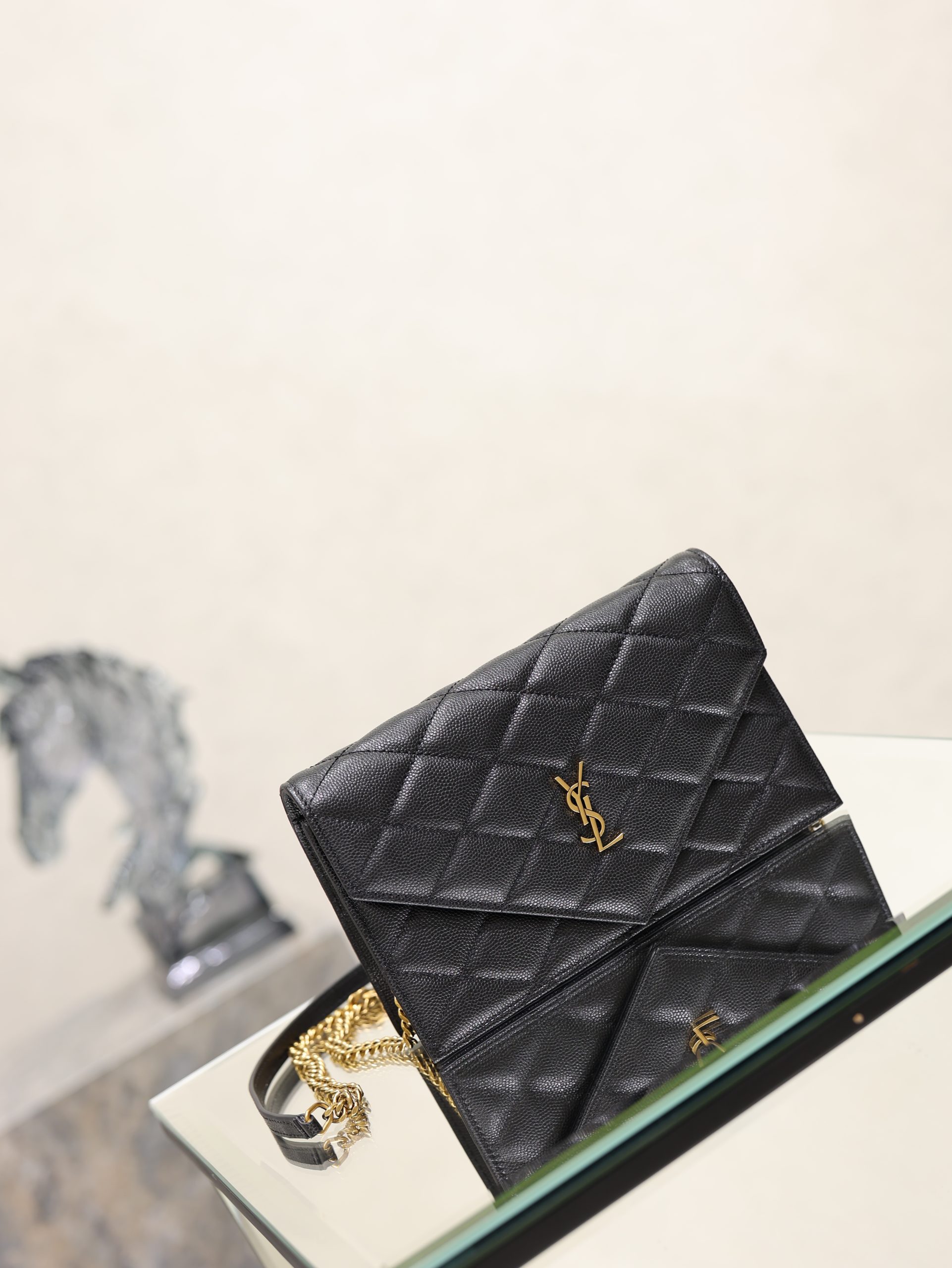 bolso de lujo mujer Cartera bandolera Envelope Yves Saint Laurent 5 bolso de lujo mujer Cartera bandolera Envelope Yves Saint Laurent - Image 5
