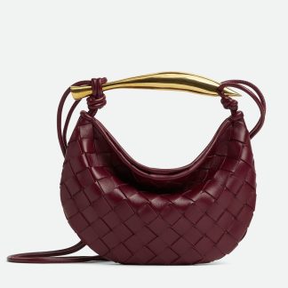 bolsos de lujo mano Bottega Veneta Sardine Mini Bag In Barolo Intrecciato Lambskin