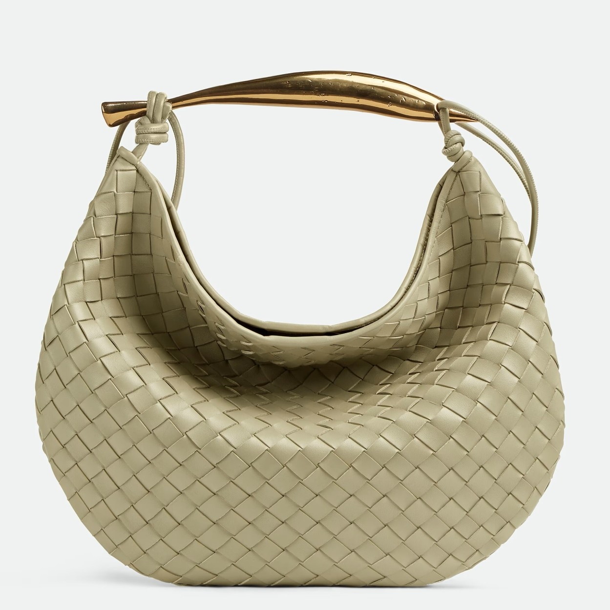 bolsos de lujo mano Bottega Veneta Sardine Medium Bag in Travertine Intrecciato Lambskin 1 bolsos de lujo mano Bottega Veneta Sardine Medium Bag in Travertine Intrecciato Lambskin